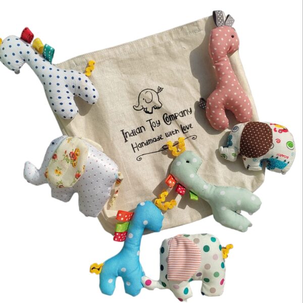 Handmade quality cloth toys for fun and learning by Indian Toy Company . Ideal gifts for infants and toddlers.