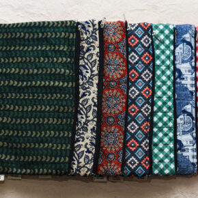 Ecofriendly quilted fabric laptop sleeves in assorted prints – perfect sustainable corporate gifts